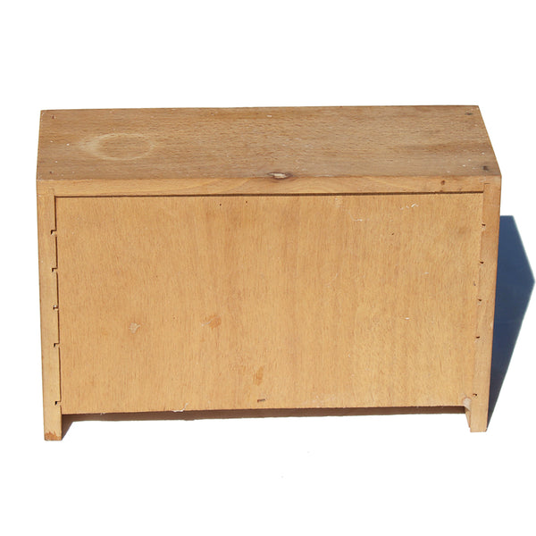 Petit meuble de métier Manufrance / layette d'horloger vintage en bois / modèle à 18 tiroirs