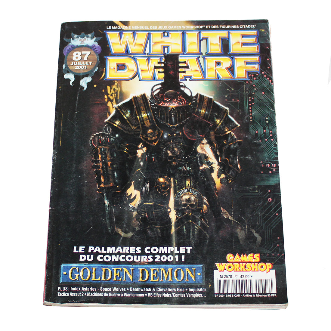 Magazine / revue White Dwarf Games Workshop numéro 87 / juillet 2001 / Warhammer