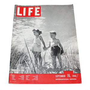 Magazine / revue Life du 16/09/1946 Vacation's End International Edition