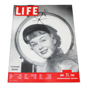 Magazine / revue Life du 21/06/1948 Television Ingenue International Edition