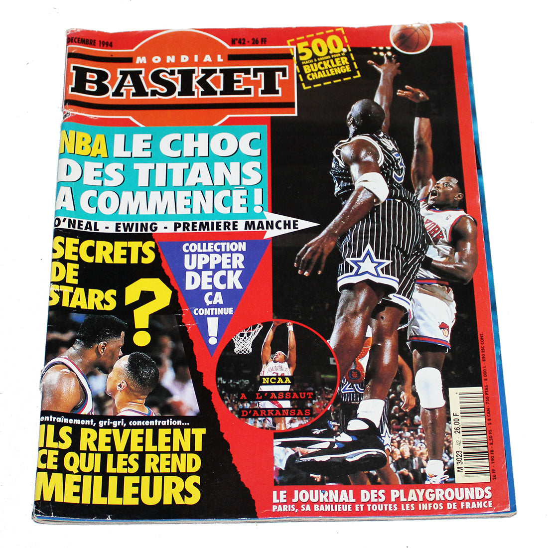 Magazine / revue Mondial Basket n° 42 décembre 1994 + posters