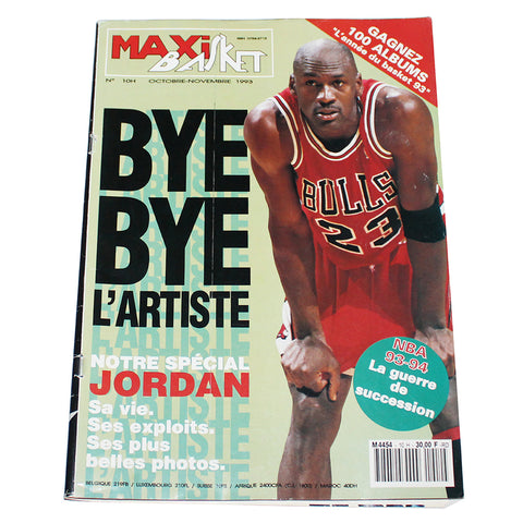 Magazine / revue Maxi Basket n° 10H 1993 ( sans les posters ) spécial Michael Jordan