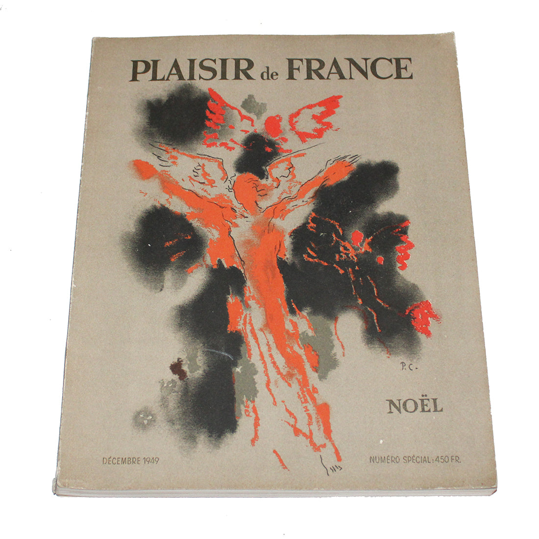 Magazine / revue Plaisir de France numéro spécial Noël 1949