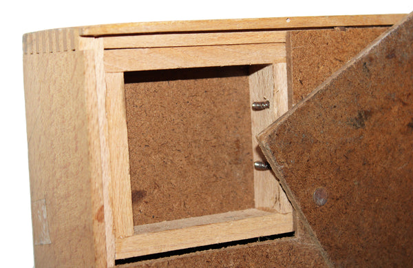 Ancien jeu / Flipper de table en bois modèle Far West / Cowboy