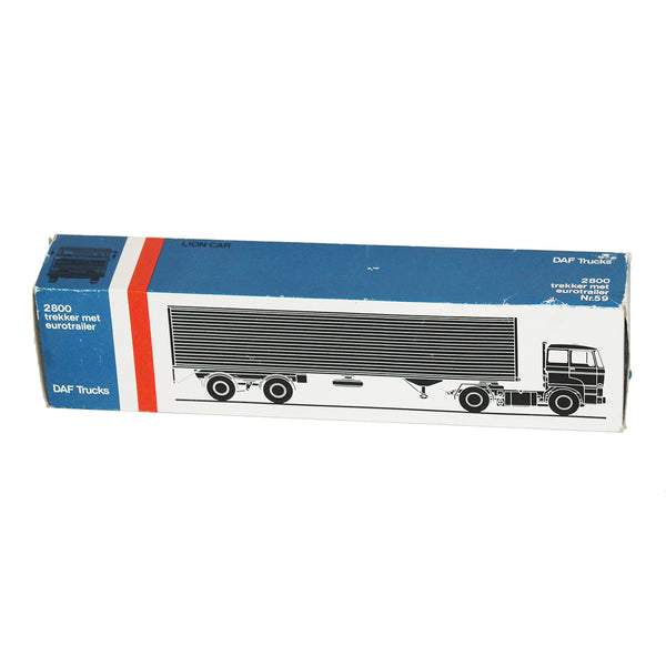 Véhicule miniature 1:50 camion Lion Car n° 59 / DAF Trucks / en boîte / no Dinky Toys Norev