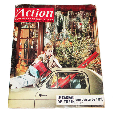 Magazine / revue AAT l'Action Automobile et Touristique numéro 4 / décembre 1960