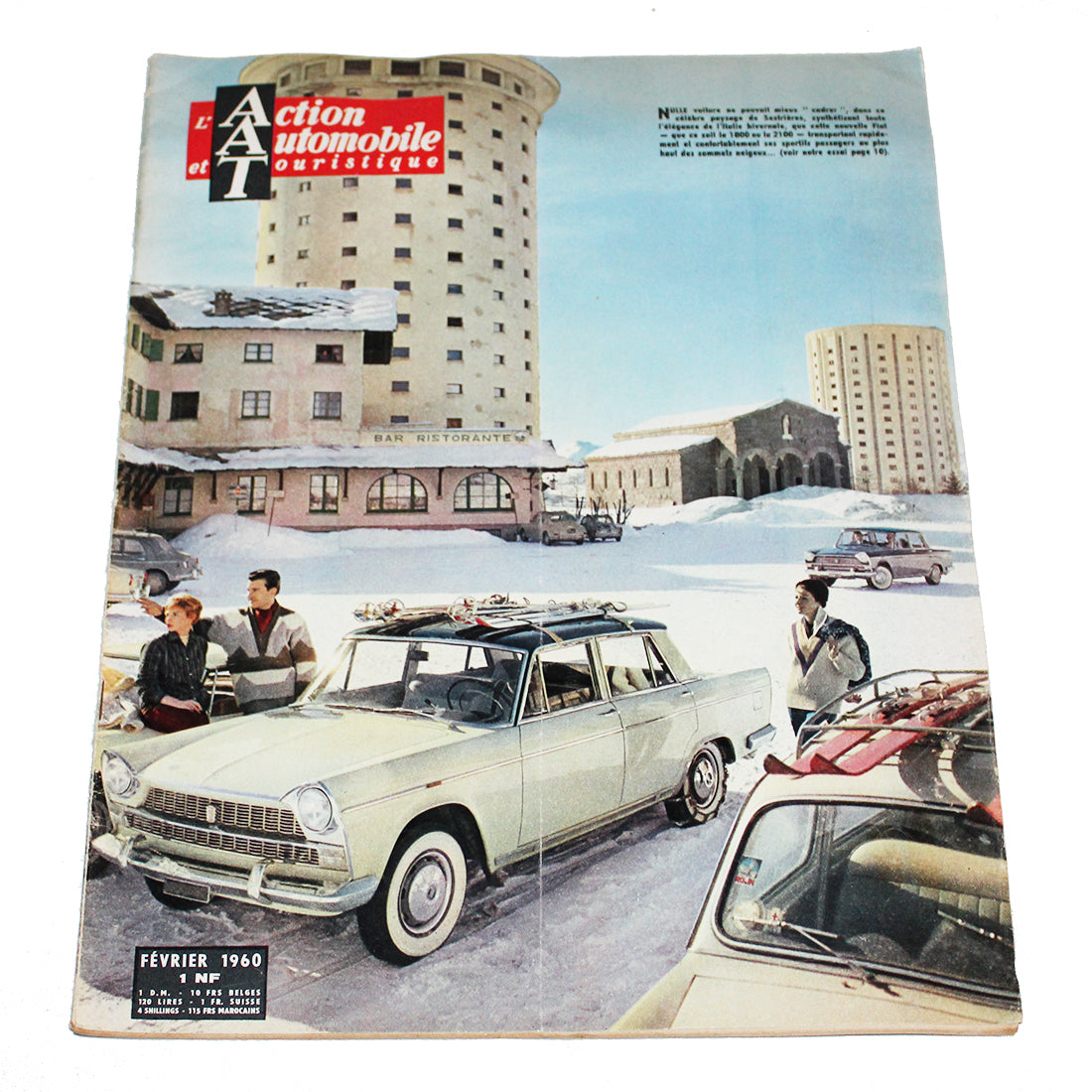 Magazine / revue AAT l'Action Automobile et Touristique / février 1960