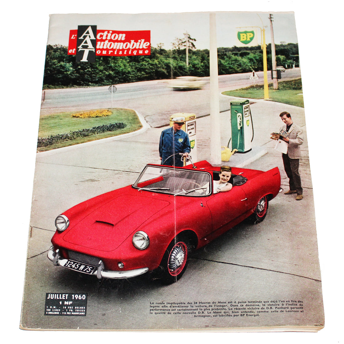 Magazine / revue AAT l'Action Automobile et Touristique / juillet 1960