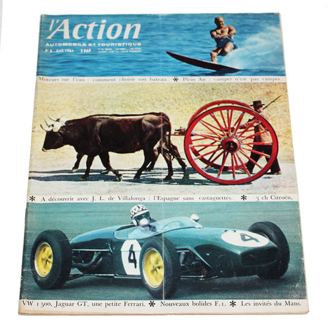 Magazine / revue AAT l'Action Automobile et Touristique numéro 8 / avril 1961