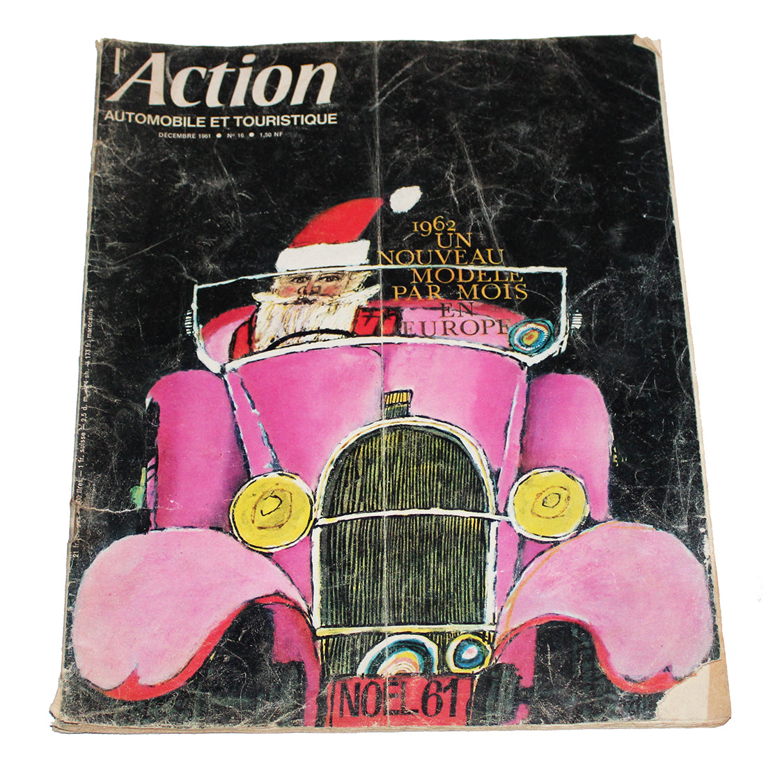 Magazine / revue AAT l'Action Automobile et Touristique numéro 16 / décembre 1961