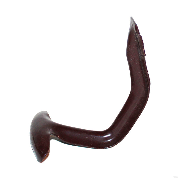 Patère métallique simple vintage de porte manteau mural d'école