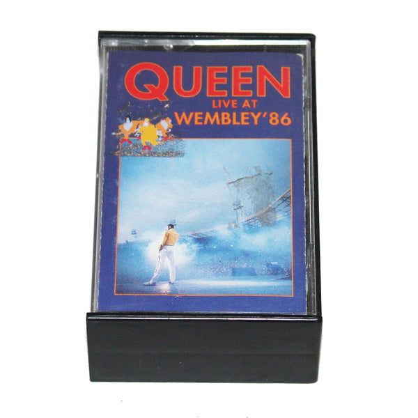 Double cassette K7 audio vintage Queen / Live at Wembley 86 ( 1992 )