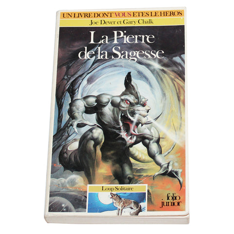 Livre LDVELH - Loup Solitaire - La Pierre de la Sagesse ( 1988 )