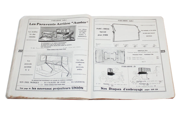 Ancien catalogue L'Accessoire Industriel pour les pièces automobiles en 1924