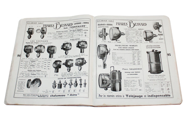 Ancien catalogue L'Accessoire Industriel pour les pièces automobiles en 1924