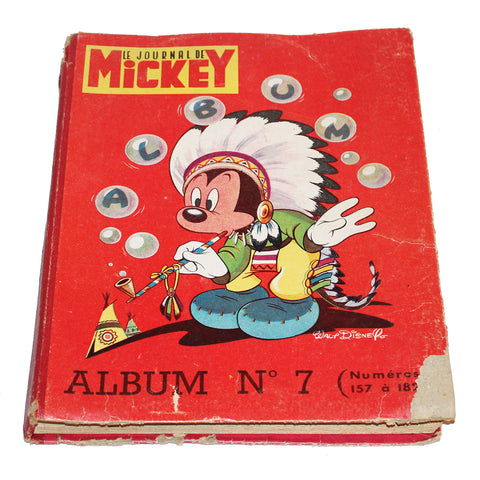 Bande dessinée EO - Album n° 7 du Journal de Mickey / état d'usage