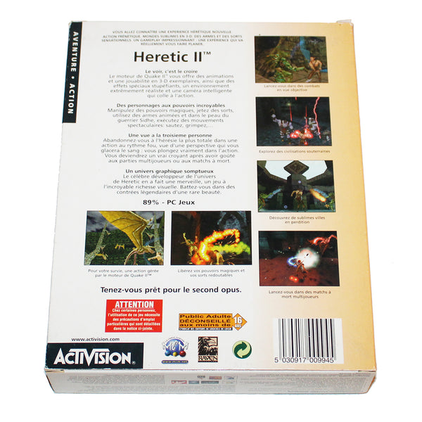 Jeu vidéo PC Big Box Heretic II / collection Légendes - complet