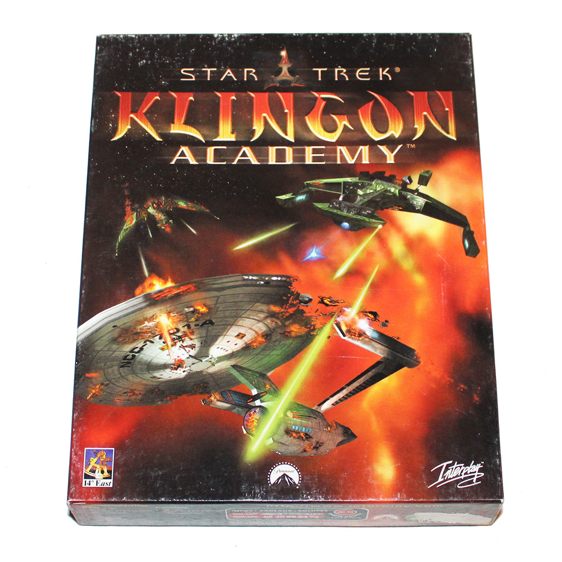 Jeu vidéo PC Big Box Star Trek Klingon Academy / version française ( 2000 )