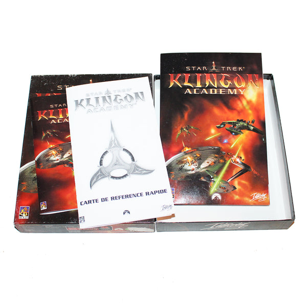 Jeu vidéo PC Big Box Star Trek Klingon Academy / version française ( 2000 )