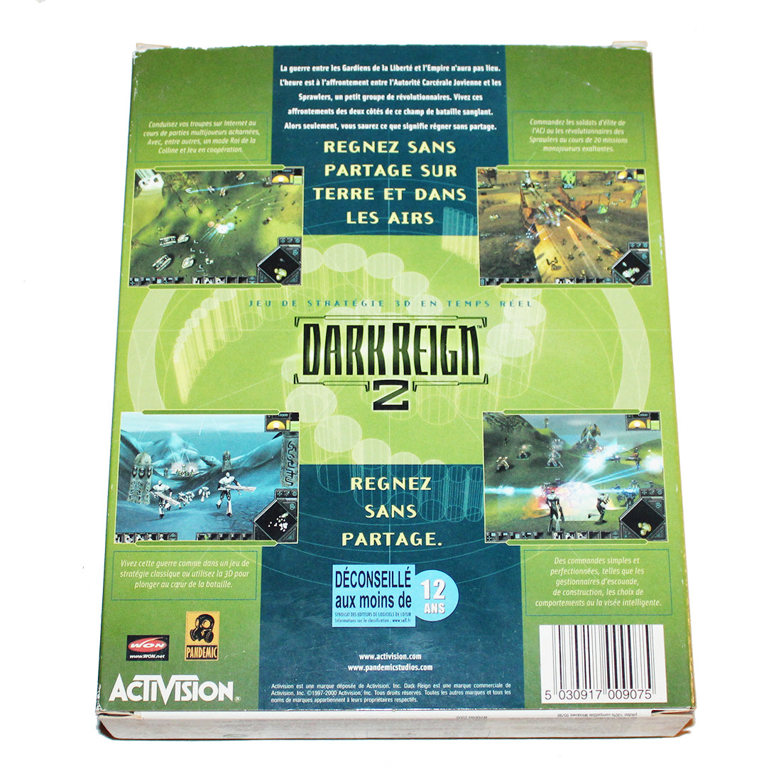 Jeu PC Dark Reign 1 - Version Big Box Eurobox FR - Bon état