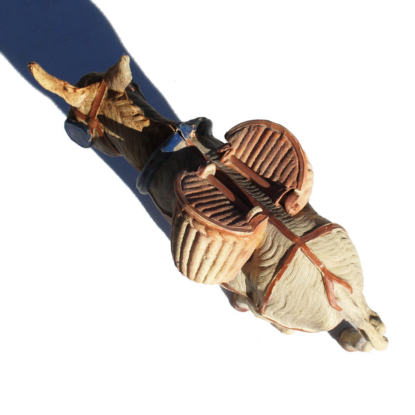 Ancien jouet âne en celluloïd Petitcollin / tête mobile