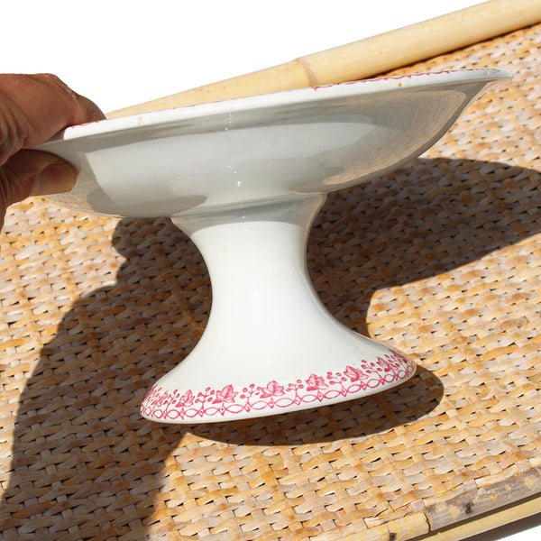 Ancien compotier en faïence d'Onnaing modèle Moisson