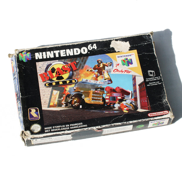 Jeu vidéo cartouche Nintendo 64 N64 Blast Corps en boîte PAL (1997)