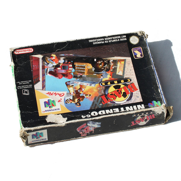 Jeu vidéo cartouche Nintendo 64 N64 Blast Corps en boîte PAL (1997)