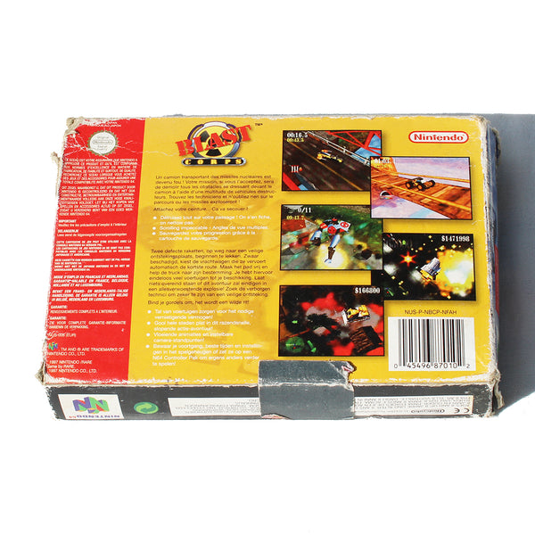 Jeu vidéo cartouche Nintendo 64 N64 Blast Corps en boîte PAL (1997)