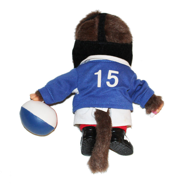 Peluche Kiki rugbyman équipe de France Coupe du Monde 2007