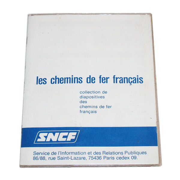 Collection SNCF vintage de 36 diapositives des Chemins de Fer Français