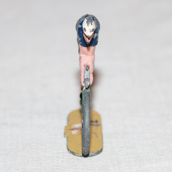 Figurine coureur cycliste Roger / Tour de France / maillot bleu