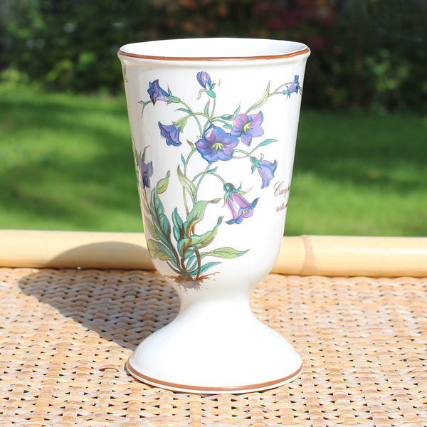 Tasse mazagran vintage Villeroy & Boch modèle Botanica / Campanula rotundifolia