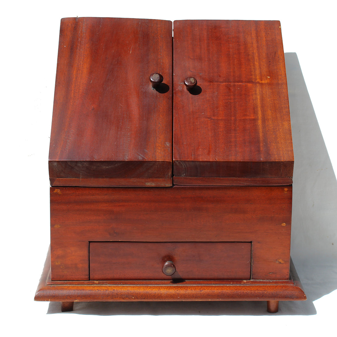 Ancien petit meuble de notaire / Trieur / Boîte d'écriture / à courrier