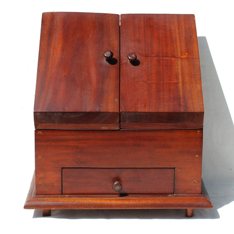 Ancien petit meuble de notaire / Trieur / Boîte d'écriture / à courrier