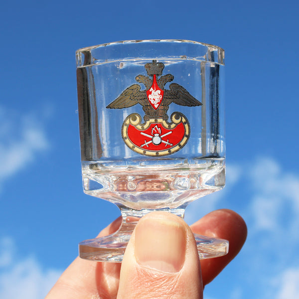 Service à vodka vintage en cristal de Gusevsky / Ministère de la Défense de la Fédération de Russie