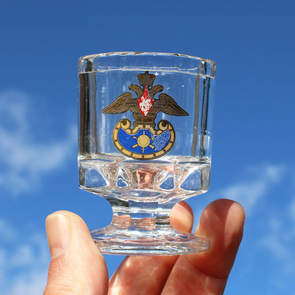 Service à vodka vintage en cristal de Gusevsky / Ministère de la Défense de la Fédération de Russie