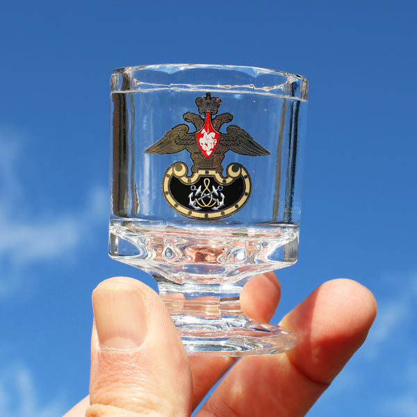 Service à vodka vintage en cristal de Gusevsky / Ministère de la Défense de la Fédération de Russie