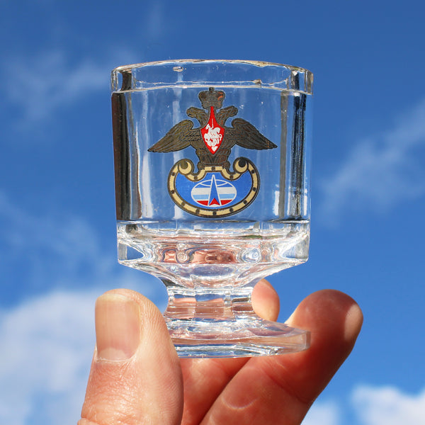 Service à vodka vintage en cristal de Gusevsky / Ministère de la Défense de la Fédération de Russie