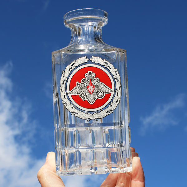 Service à vodka vintage en cristal de Gusevsky / Ministère de la Défense de la Fédération de Russie