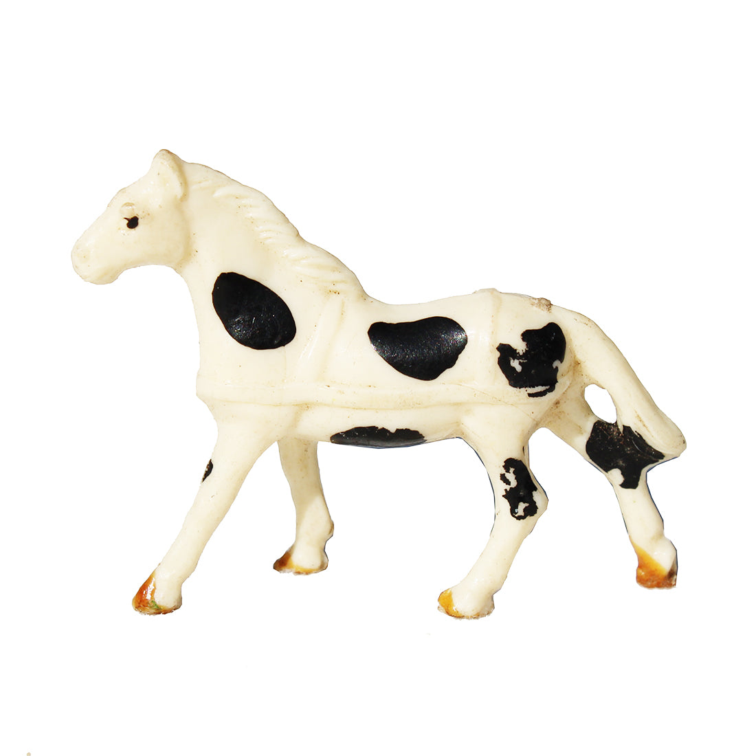 Figurine publicitaire plastique Café Nadi Le Cirque : cheval de Mr Loyal