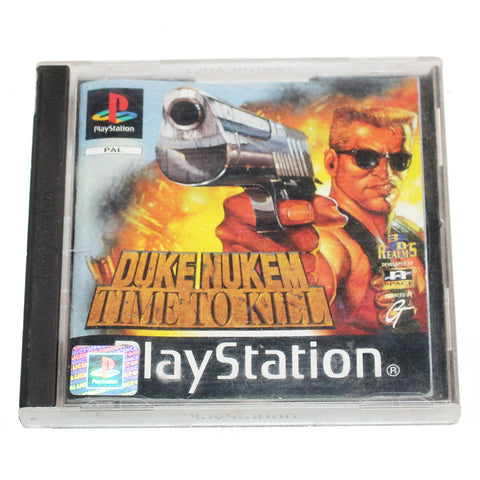 Jeu vidéo Playstation PS1 PAL Duke Nukem / Time to Kill ( 1998 ) - jaquette avant manquante