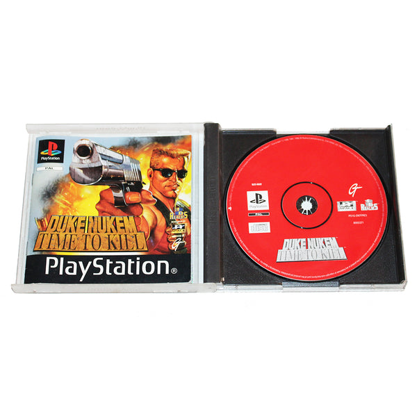 Jeu vidéo Playstation PS1 PAL Duke Nukem / Time to Kill ( 1998 ) - jaquette avant manquante