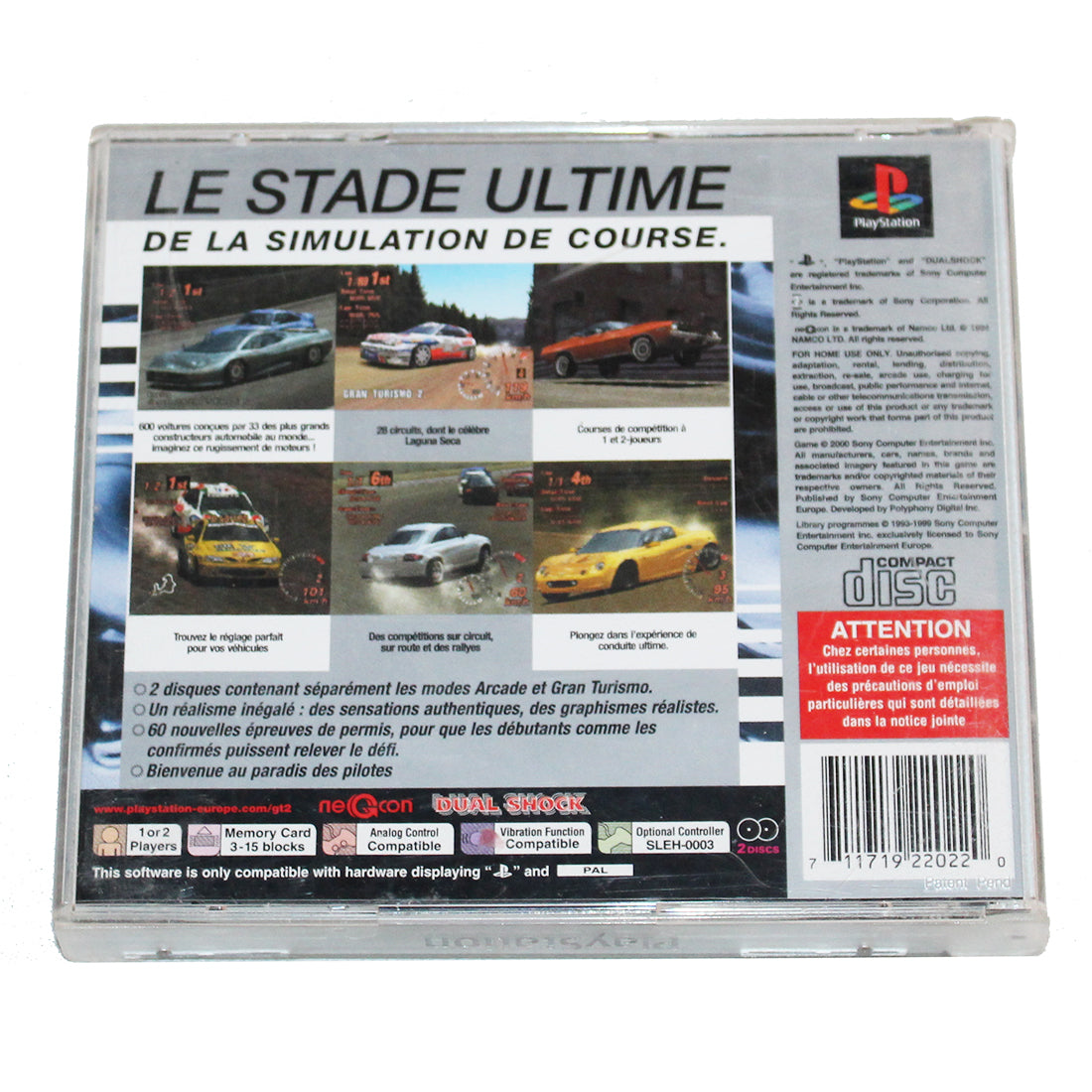 Jeu PS1 GTA 2 (Grand Theft Auto 2) - PlayStation 1 - Sans Notice - État Correct, Fonctionnel