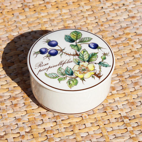 Petite bonbonnière en vitro-porcelaine de Villeroy & Boch design Botanica