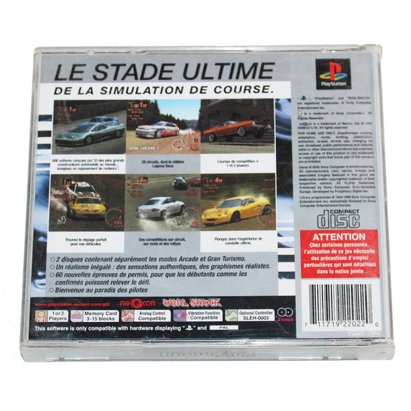 Jeu vidéo Playstation PS1 PAL Gran Turismo 2 Platinum / sans notice ( 2000 )