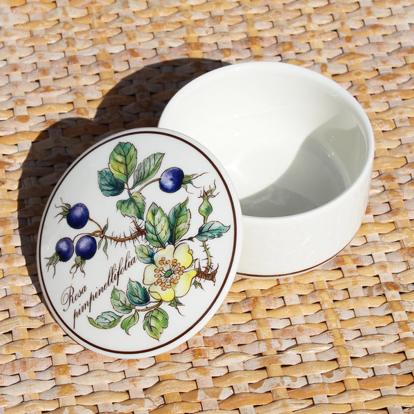 Petite bonbonnière en vitro-porcelaine de Villeroy & Boch design Botanica