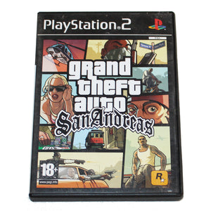 Jeu vidéo Playstation PS2 Grand Theft Auto GTA San Andreas (2004) complet