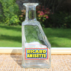 Petite carafe publicitaire de bistrot vintage Ricard Anisette 500 ml