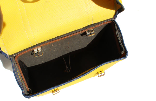 Sacoche vélo vintage La Poste – CAT ARMOR – Jaune – Facteur